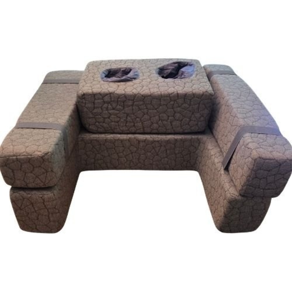 Comfort Foam Reading Gaming Pillow Cup Holder Console Bolsters Modular Desk